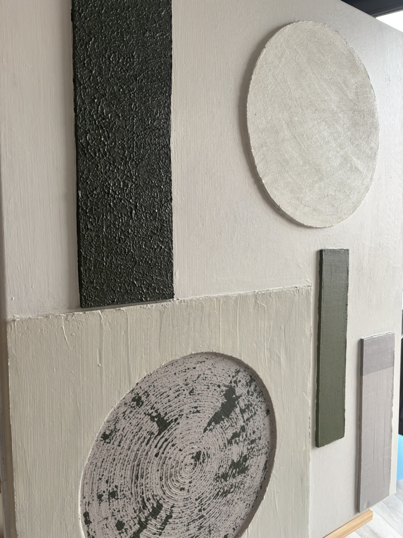 Minimal, 80x100 cm, geometriai, modern, struktura 6